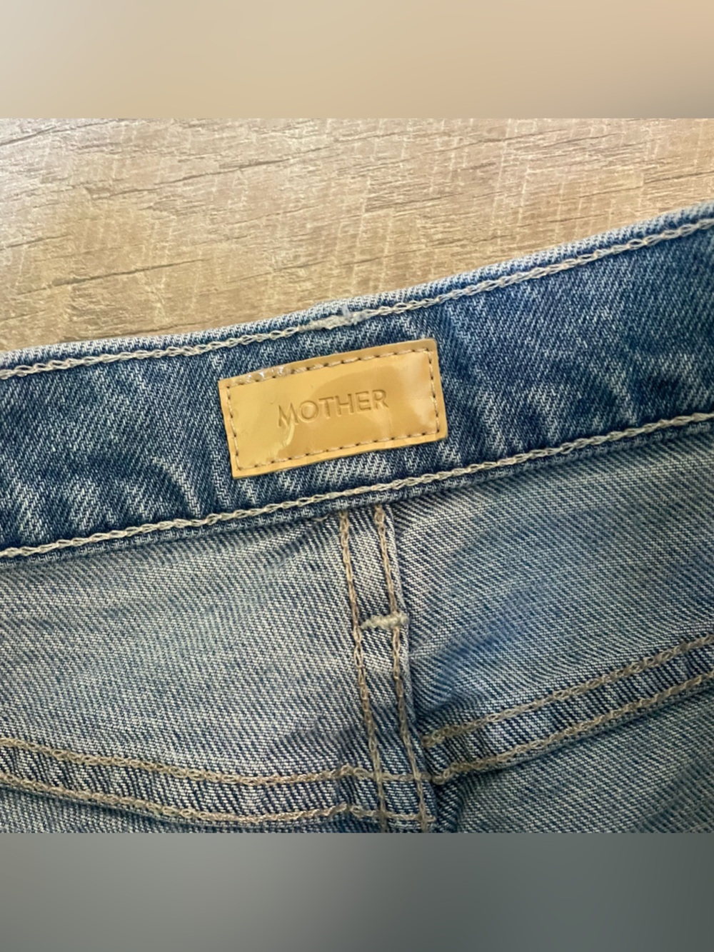 MOTHER The Maven Ankle Mid-Rise Straight Wide Leg Jeans $228 - Picture 4 of 8